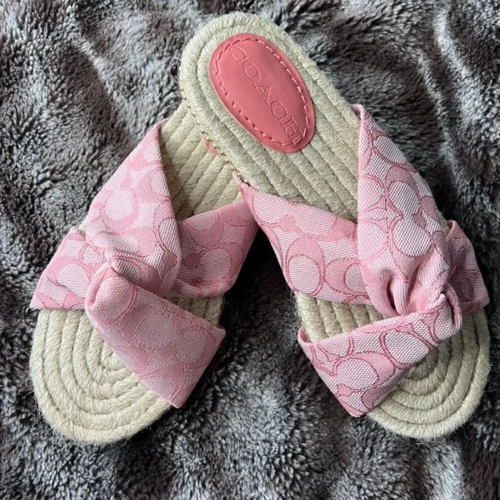 COACH Charli Espadrille Size 5.5 - Picture 6 of 8